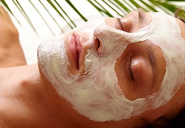 Comfortable spa treatment room